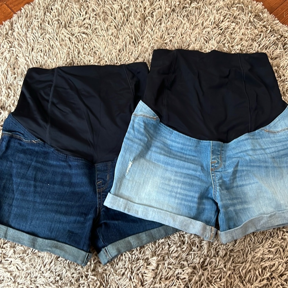 2 Midi Shorts Maternity